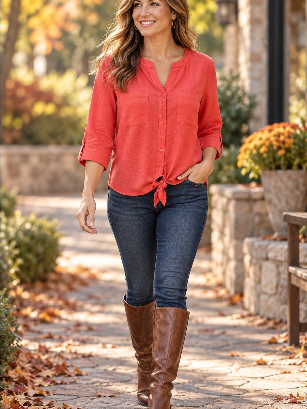 NWT Emily Daniels Linen Top